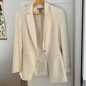 H&M cream suit jacket